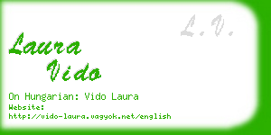 laura vido business card